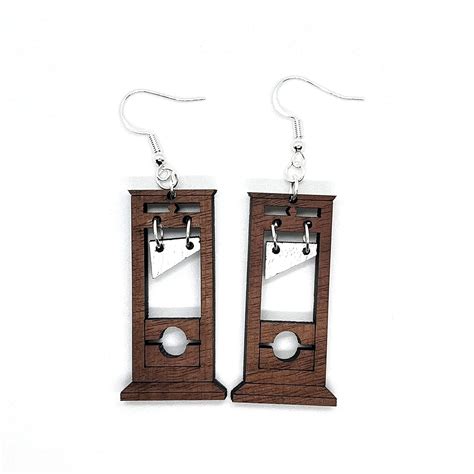 guillotine earrings amazon.